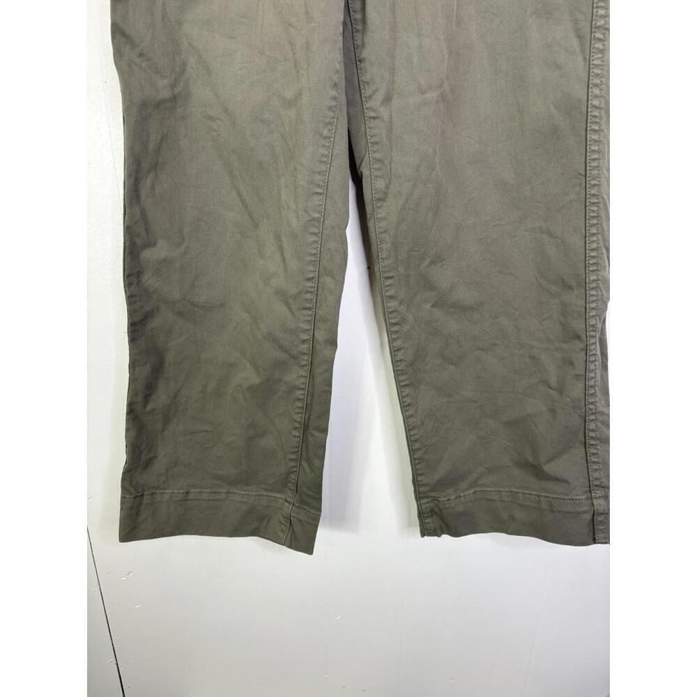 Marine Layer Pants Womens Size 4 Wide Leg Brigette High Waisted Olive Green - Picture 9 of 10